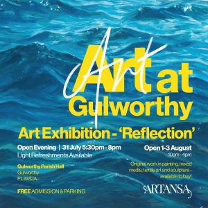 A Poster for Art at Gulworthy 2026